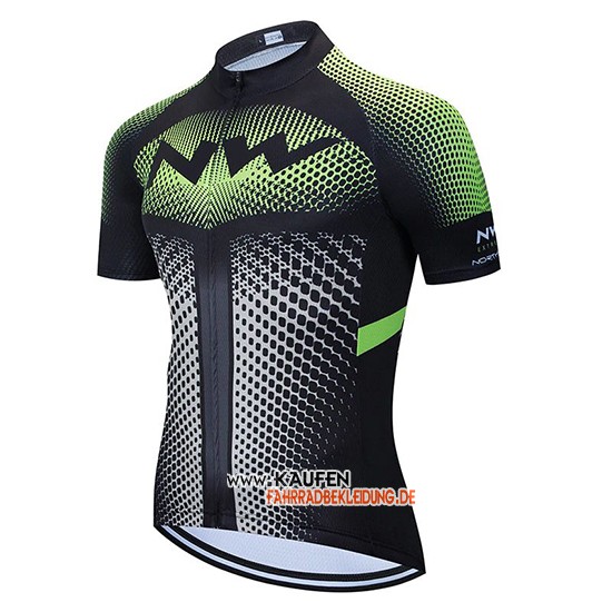 Northwave Kurzarmtrikot 2020 und Kurze Tragerhose Shwarz Wei Grun