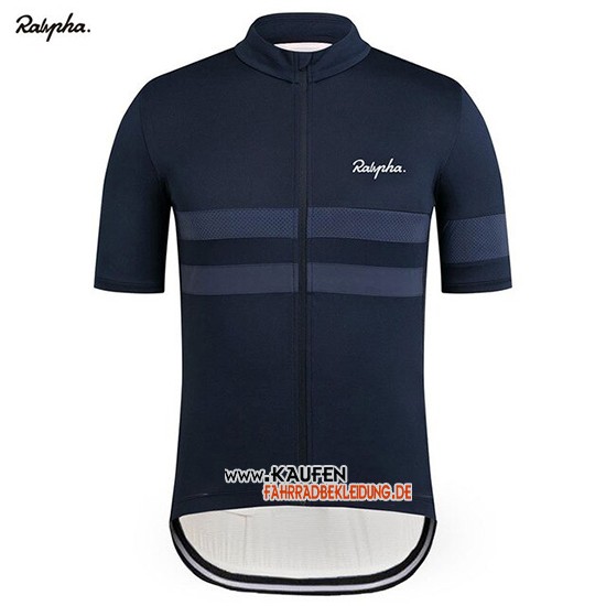 Rapha Kurzarmtrikot 2019 und Kurze Tragerhose Dunkel Blau
