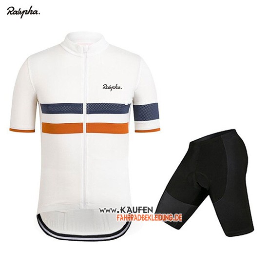 Rapha Kurzarmtrikot 2019 und Kurze Tragerhose Wei Orange