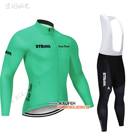 STRAVA Langarmtrikot 2019 und Lange Tragerhose Grun