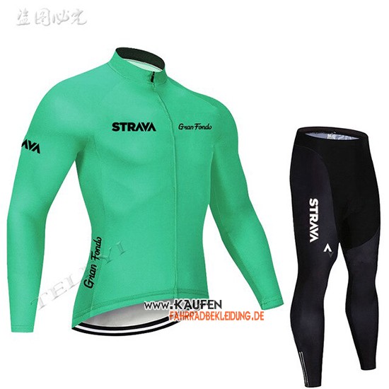 STRAVA Langarmtrikot 2019 und Lange Tragerhose Grun