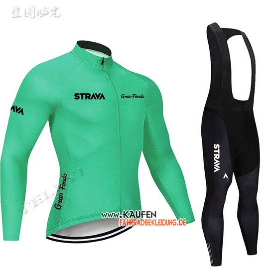 STRAVA Langarmtrikot 2019 und Lange Tragerhose Grun