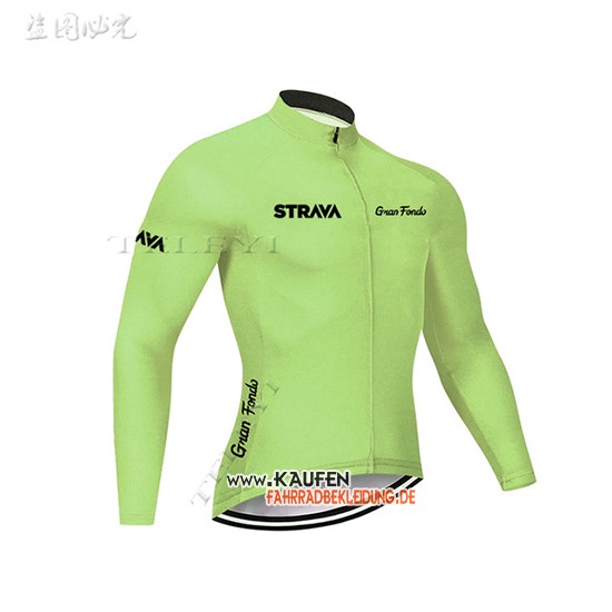 STRAVA Langarmtrikot 2019 und Lange Tragerhose Klar Grun