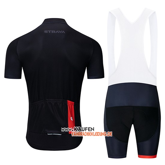 STRAVA Kurzarmtrikot 2019 und Kurze Tragerhose Shwarz