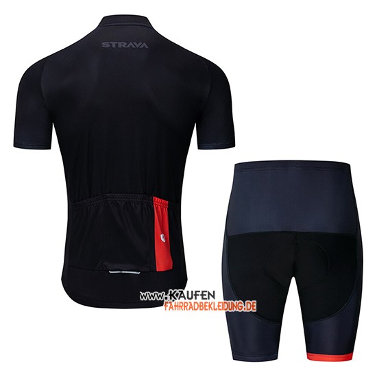STRAVA Kurzarmtrikot 2019 und Kurze Tragerhose Shwarz