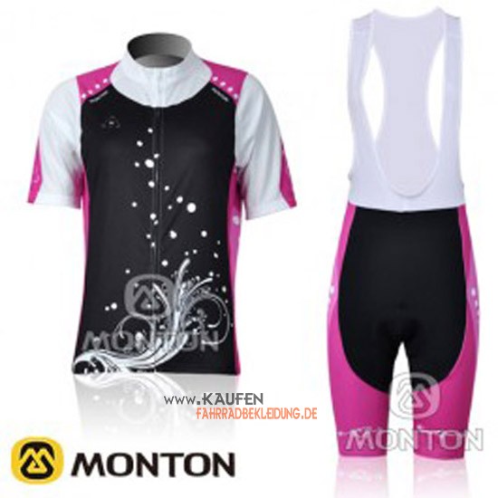 Frau Monton Kurzarmtrikot 2011 Und Kurze Trägerhose Pink Und Shw