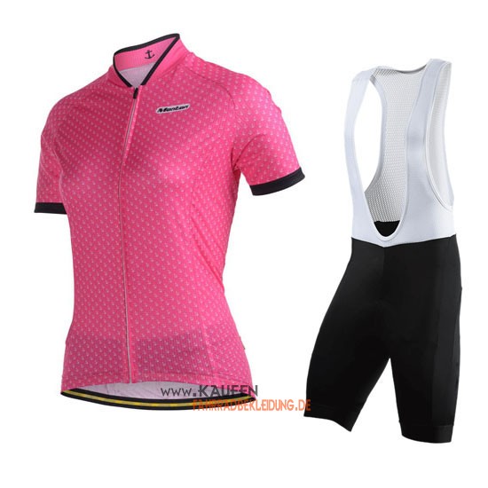 Frau Monton Kurzarmtrikot 2014 Und Kurze Trägerhose Pink