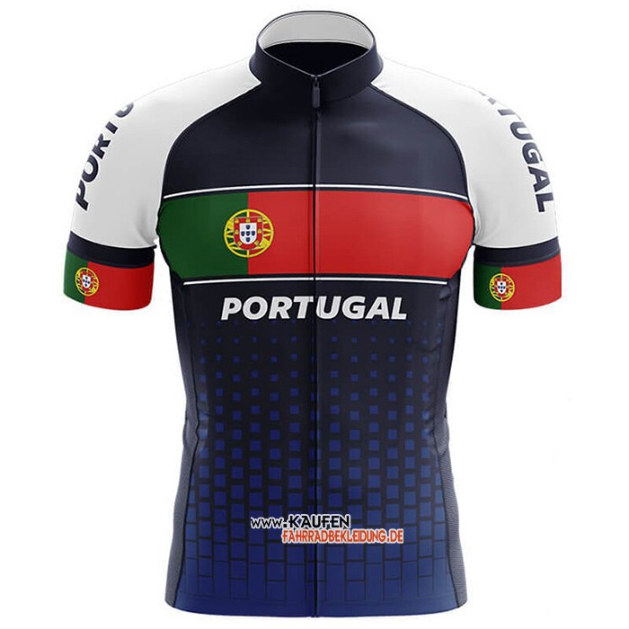 Campione Portugal Kurzarmtrikot 2020 und Kurze Tragerhose Blau Grun Rot