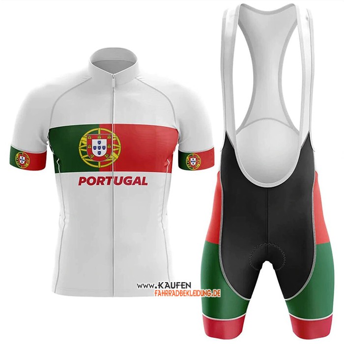 Campione Portugal Kurzarmtrikot 2020 und Kurze Tragerhose Wei Grun Rot