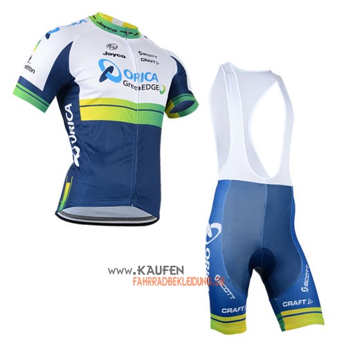 ORICA GreenEDGE Kurzarmtrikot 2014 Und Kurze Trägerhose edge Wei