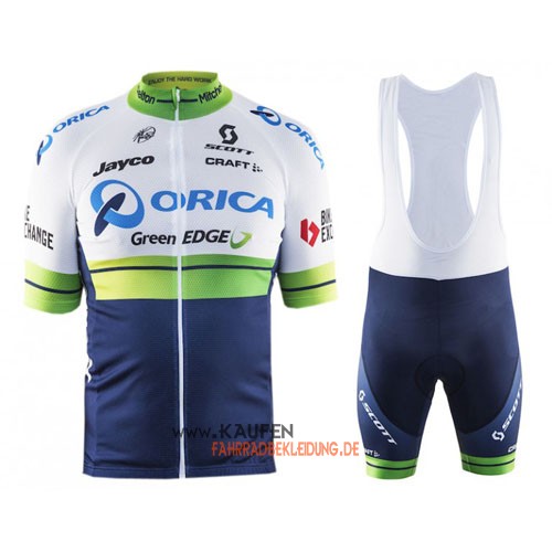 ORICA GreenEDGE Kurzarmtrikot 2016 Und Kurze Trägerhose edge Wei