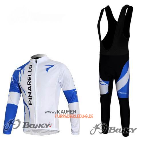 Pinarello Langarmtrikot 2011 Und Lange Trägerhose Shwarz Und Wei