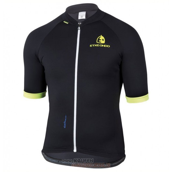 Etxeondo Entzun Kurzarmtrikot 2017 Und Kurze Tragerhose Shwarz Und Gelb
