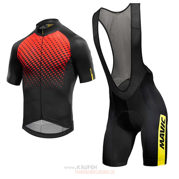 Mavic Kurzarmtrikot 2017 Und Kurze Tragerhose Rot Und Shwarz