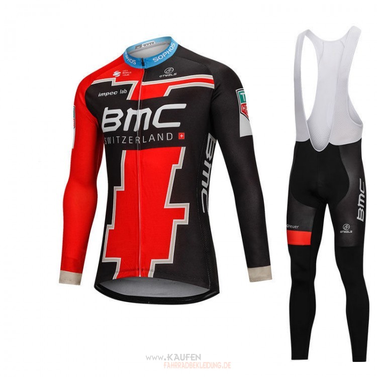 Bmc Langarmtrikot 2018 Und Lange Tragerhose Shwarz Undrot