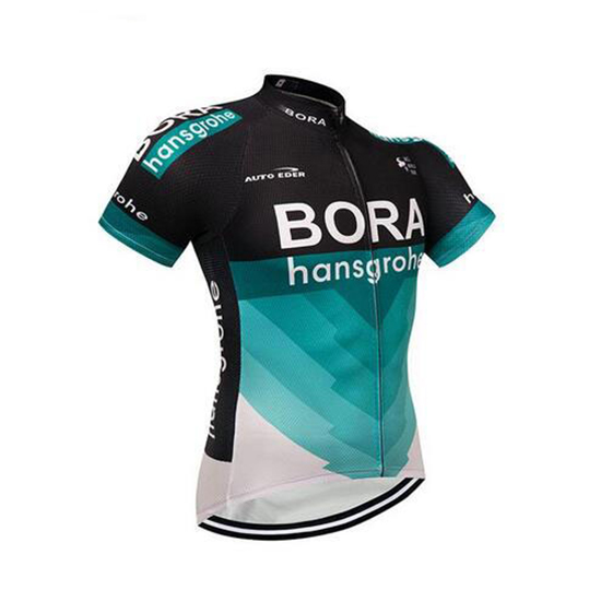 Bora Kurzarmtrikot 2018 und Kurze Tragerhose Shwarz Und teal