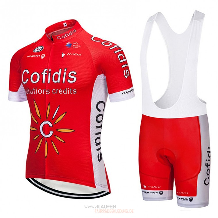 Cofidis Kurzarmtrikot 2018 Und Kurze Tragerhose Rot Und wei