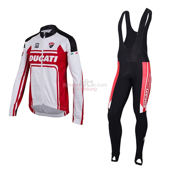 Ducati Langarmtrikot 2016 Und Lange Tragerhose Weiu Und Rot