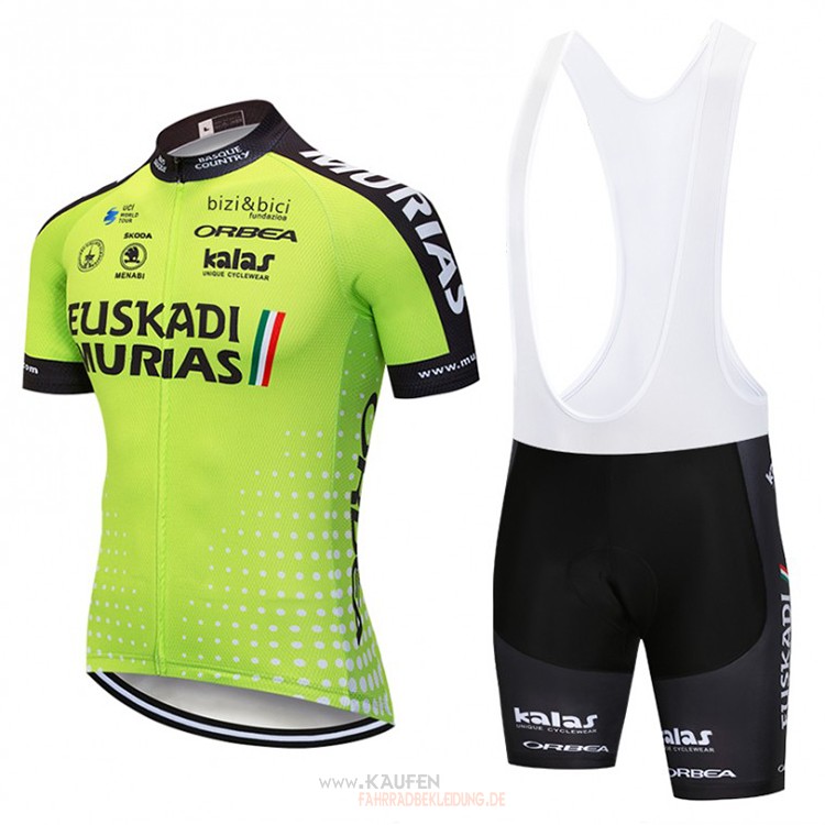 Euskadi Murias Kurzarmtrikot 2018 Und Kurze Tragerhose Grun