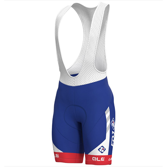 Groupama FDJ Prs Kurzarmtrikot 2018 und Kurze Tragerhose Wei Und blau