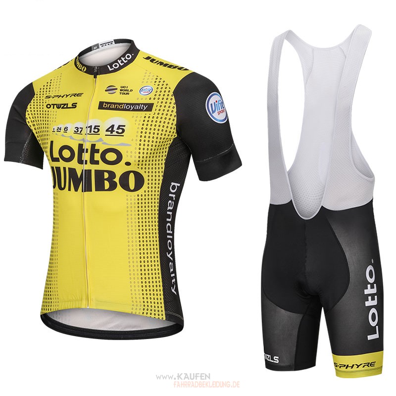 Lotto Nl Jumbo Kurzarmtrikot 2018 Und Kurze Tragerhose Gelb