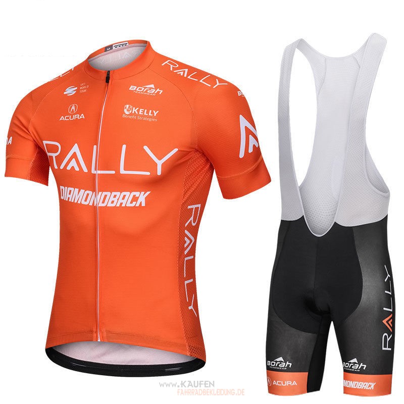 Maglia Rally Kurzarmtrikot 2018 Und Kurze Tragerhose 2018 Orange