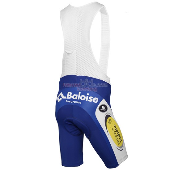 Sport Vlaanderen Baloise Kurzarmtrikot 2016 Und Kurze Tragerhose Weiu Und Gelb 