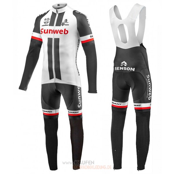 Sunweb Langarmtrikot 2017 Und Lange Tragerhose Wei