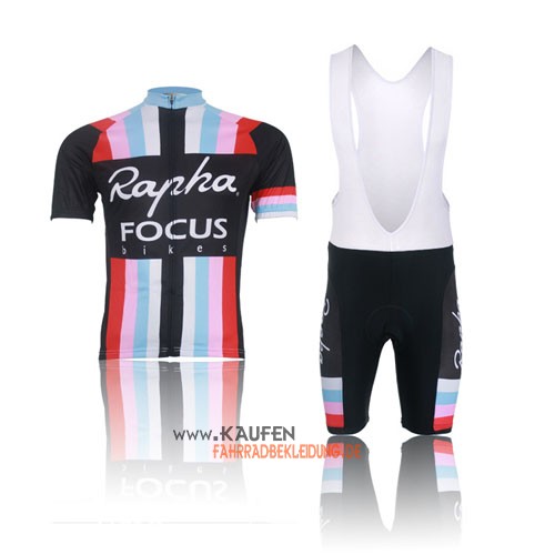 Rapha Kurzarmtrikot 2013 Und Kurze Trägerhose Shwarz Und Rot