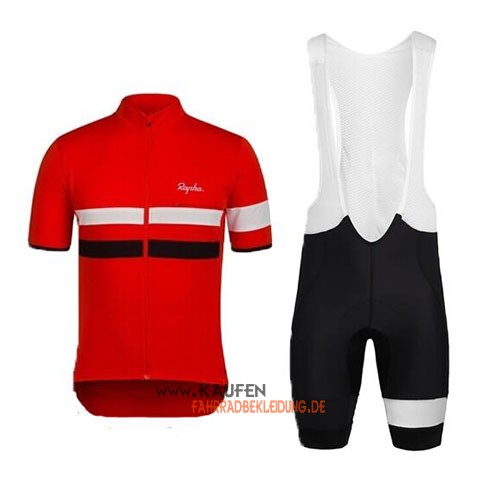 Rapha Kurzarmtrikot 2015 Und Kurze Trägerhose Shwarz Und Rot