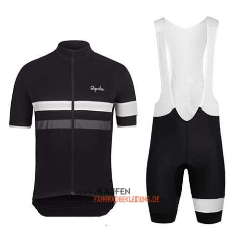 Rapha Kurzarmtrikot 2015 Und Kurze Trägerhose Shwarz Und Weiß