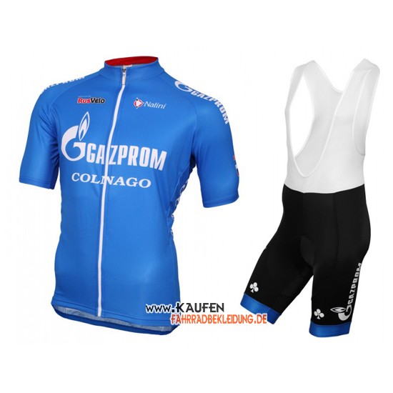 Rusvelo Kurzarmtrikot 2016 Und Kurze TrägerhoseBlau Und Weiß