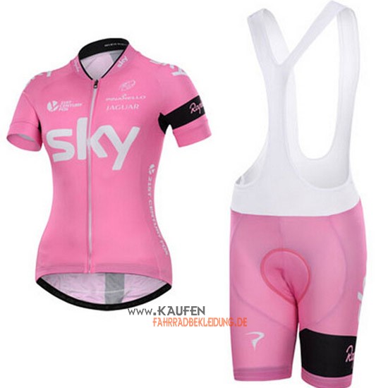 Frau Scott Kurzarmtrikot 2015 Und Kurze Trägerhose Pink