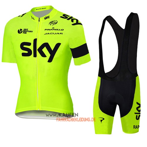 Sky Kurzarmtrikot 2016 Und Kurze Trägerhose Gelb