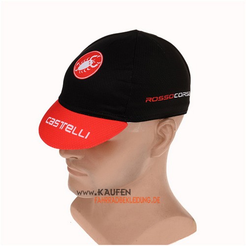 Castelli Schirmmütze 2015 Shwarz Und Rot