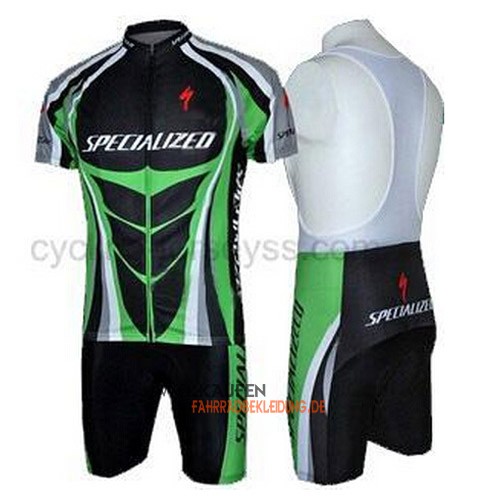 Specialized Kurzarmtrikot 2012 Und Kurze Trägerhose Shwarz Und G