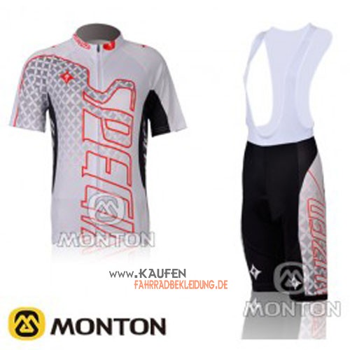 Specialized Kurzarmtrikot 2012 Und Kurze Trägerhose Weiß Und Rot