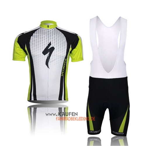 Specialized Kurzarmtrikot 2013 Und Kurze Trägerhose Grün Und Wei