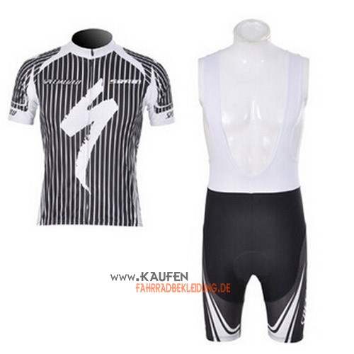 Specialized Kurzarmtrikot 2014 Und Kurze Trägerhose Weiß Und Gra