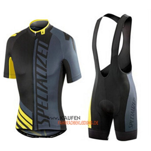 Specialized Kurzarmtrikot 2015 Und Kurze Trägerhose Shwarz Und G