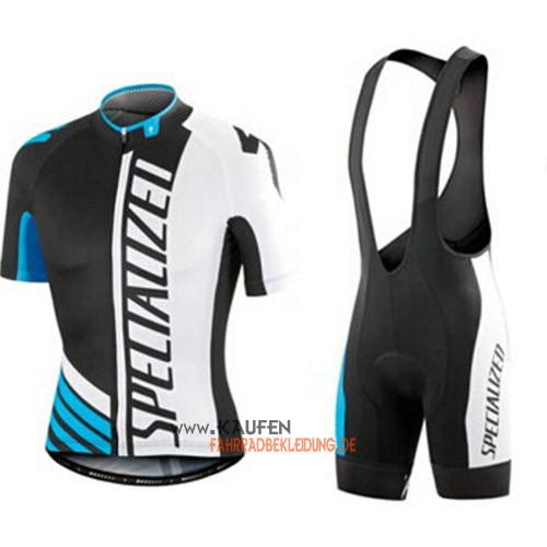 Specialized Kurzarmtrikot 2015 Und Kurze Trägerhose Weiß Und Bla