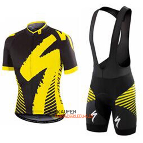 Specialized Kurzarmtrikot 2016 Und Kurze Trägerhose Shwarz Und G