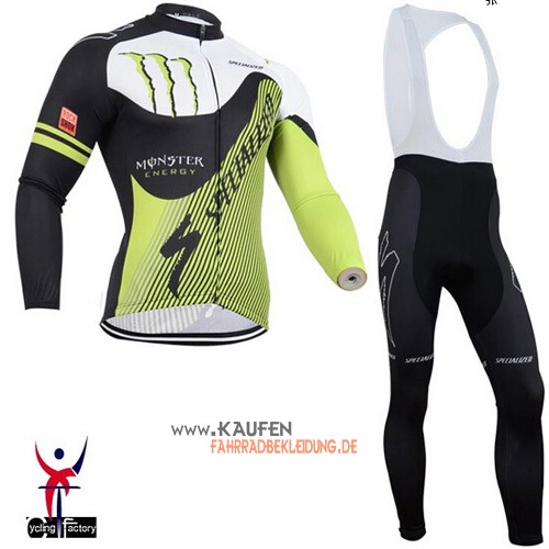 Specialized Langarmtrikot 2014 Und Lange Trägerhose Grün Und Shw