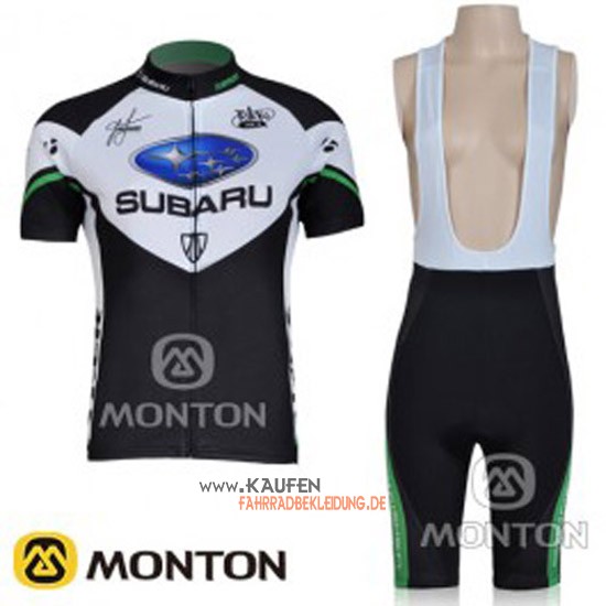 Frau Subaru Kurzarmtrikot 2011 Und Kurze Trägerhose Shwarz Und W