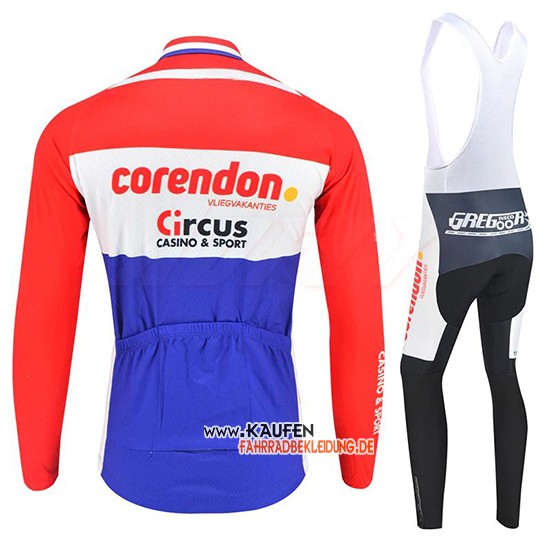 Corendon Circus Langarmtrikot 2019 und Lange Tragerhose Rot Wei Azul