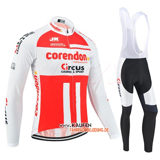 Corendon Circus Langarmtrikot 2019 und Lange Tragerhose Wei Rot