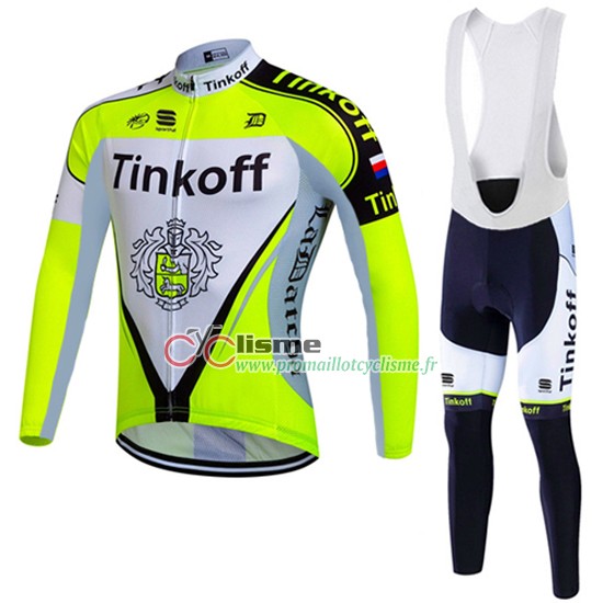 Tinkoff Langarmtrikot 2016 Und Lange Tragerhose Grun Und Weib