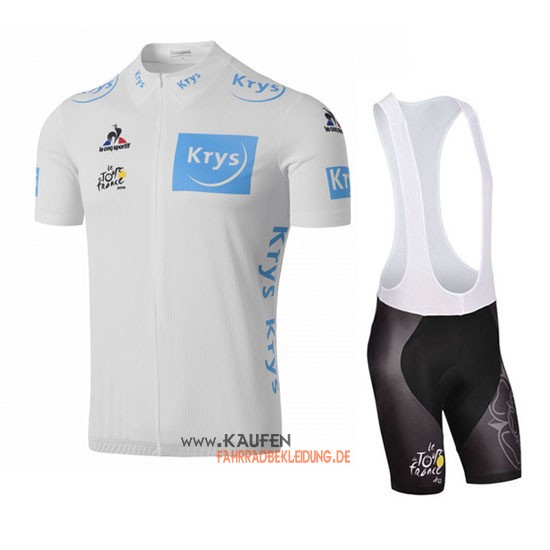 Tour De France Kurzarmtrikot 2016 Und Kurze Trägerhose Blau Und