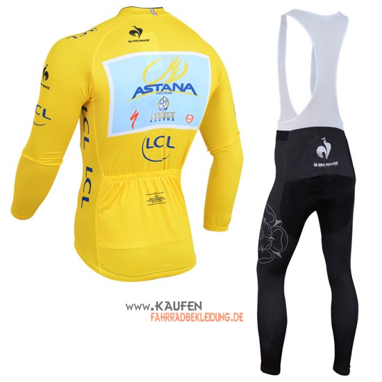 Tour De France Langarmtrikot 2014 Und Lange Trägerhose lider ast