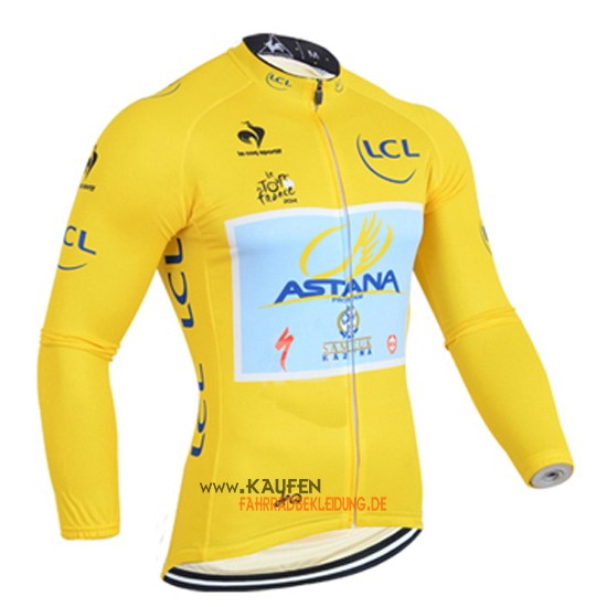 Tour De France Langarmtrikot 2014 Und Lange Trägerhose lider ast